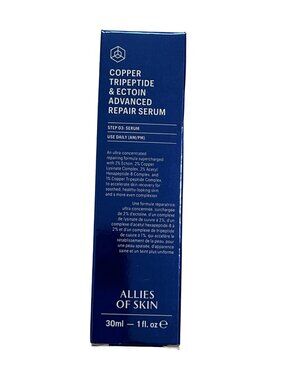 Allies of Skin Copper Tripeptide & Ectoin Advanced Repair Serum 1 fl oz